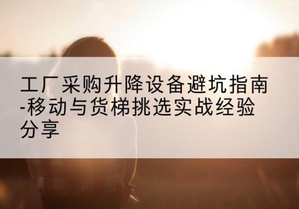 拜泉移动式升降机怎么选-工厂采购升降设备避坑指南-移动与货梯挑选实战经验分享